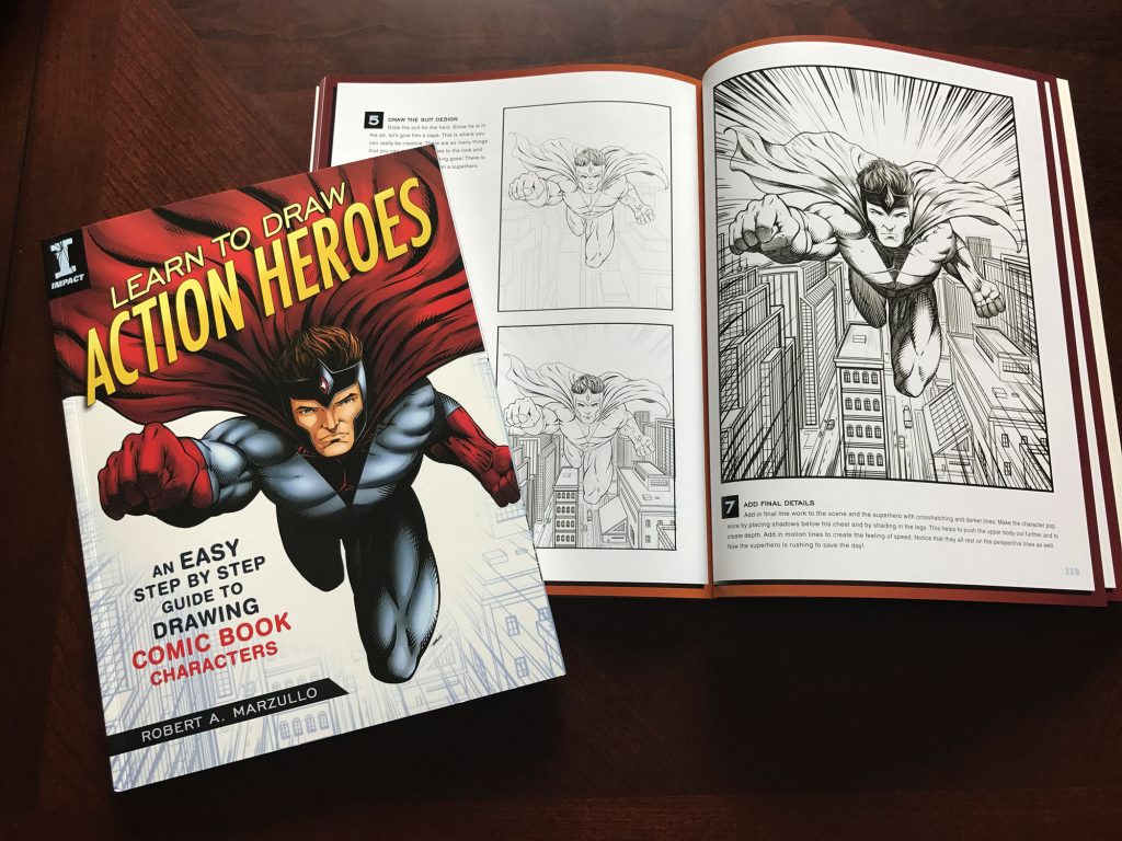 Learn to Draw Action Heroes Book