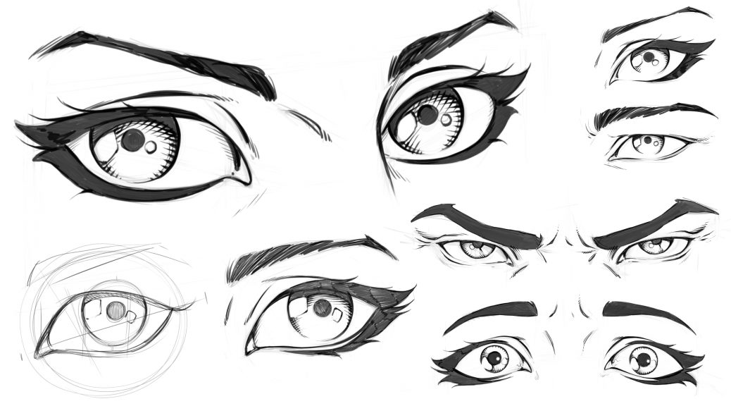 How to Draw Comic Style Eyes - Step by Step on Skillshare - Ram Studios