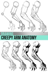 How to Draw Creepy Arm Anatomy - Step by Step how-to-draw-creepy-arm-anatomy-step-by-step