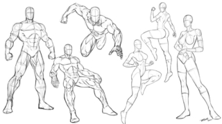 Superhero Comic Art Poses by Robert A. Marzullo Superhero Comic Art Poses by Robert A. Marzullo