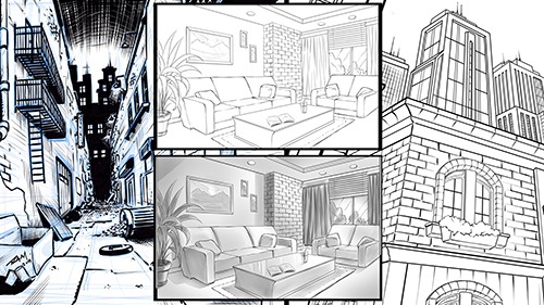 Drawing Amazing Backgrounds with Perspective
