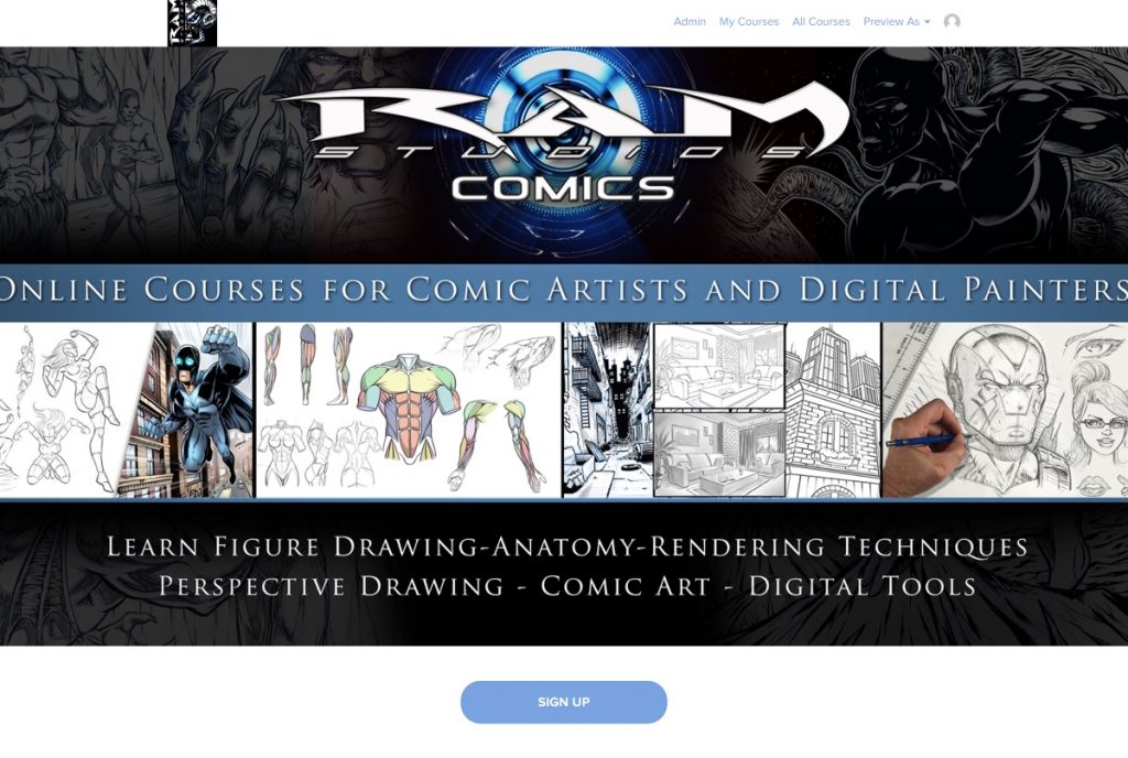 learn to draw comics - Ram Studios Comics