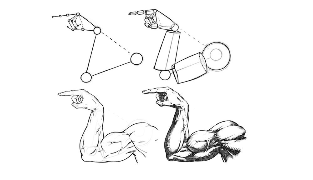 How To Draw A Muscular Arm Pose Step By Step Tutorial Ram Studios Comics