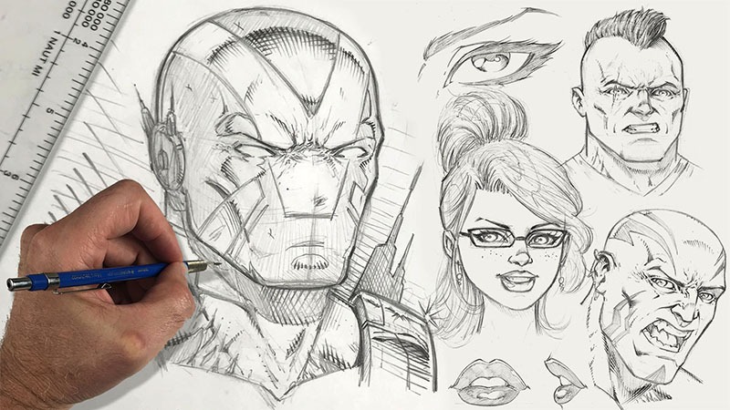 How to Draw Comic Style Art - From Sketch to Rendering
