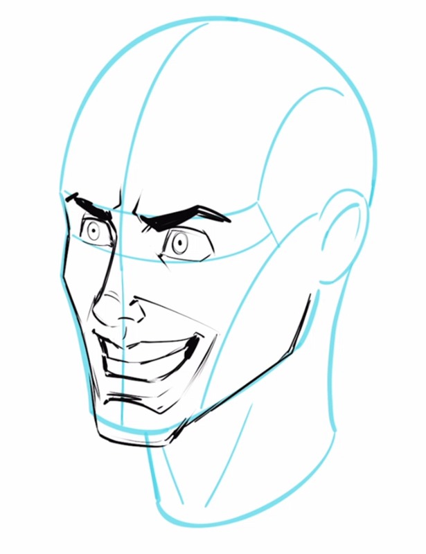 How To Draw Expressions. Part 3  Drawing tutorials, outline, guades, tips  for artists - Art blog 