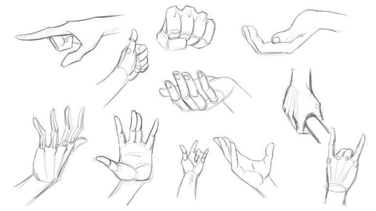 How to Draw Hands – Tips and Techniques - Ram Studios Comics