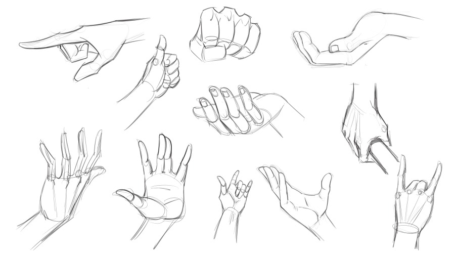 How to Draw Anime Hand Poses (Step by Step)