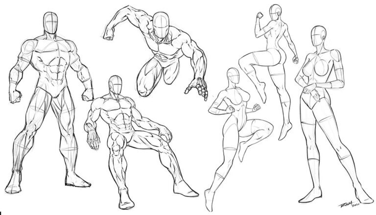 Comic Book Poses - Heroes Pack - Ram Studios Comics