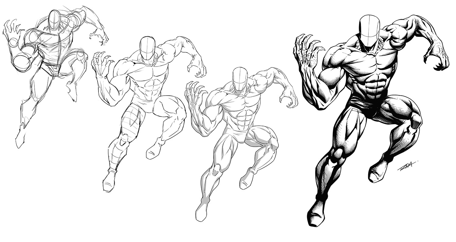 Male Drawing Poses - Learn to Sketch Male Anatomy Poses