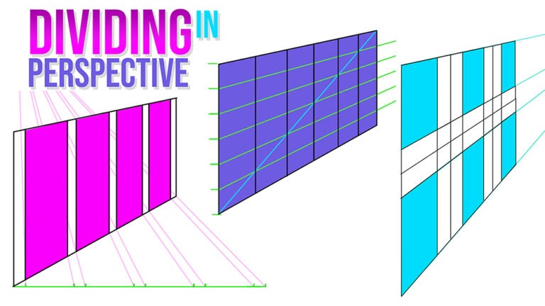 How to Divide Areas in Perspective 3 Ways