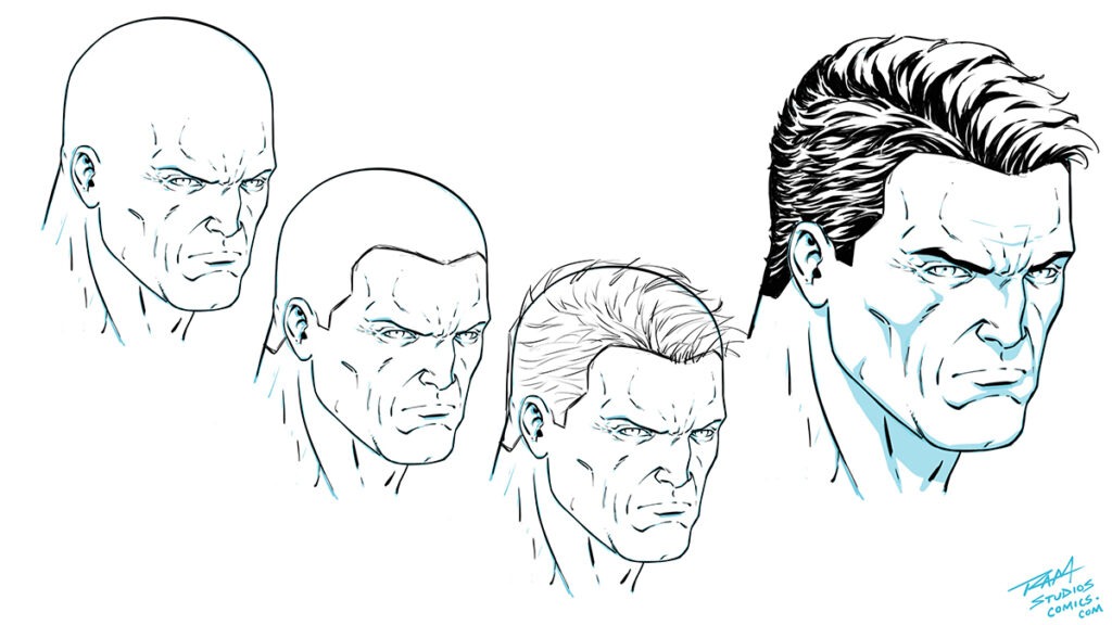 Drawing Short Wavy Hair on a Male Character