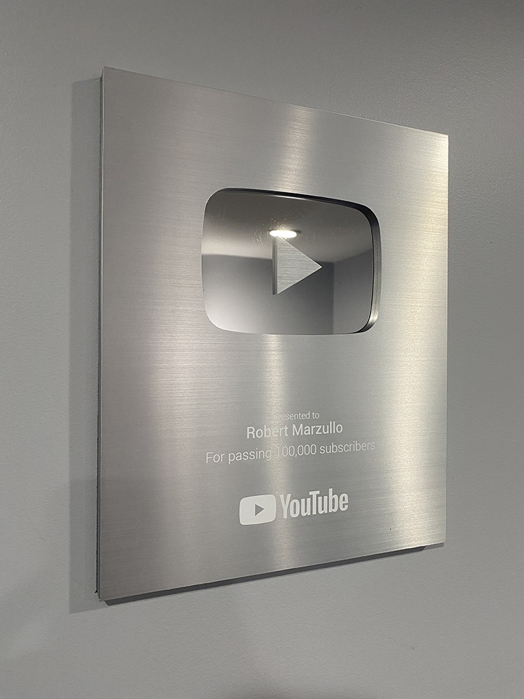 Youtube Silver Play Button