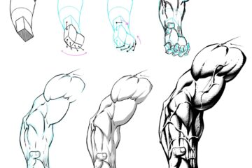 Arm Drawing Step by Step