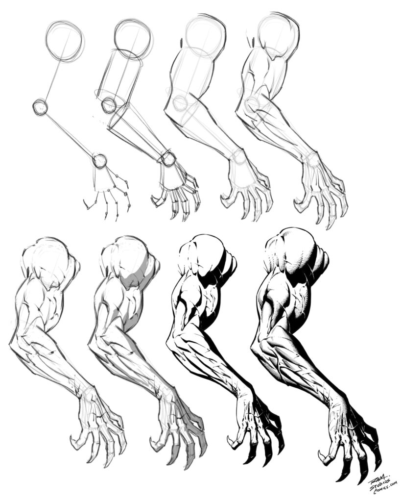 How to Draw a Creepy Arm by RAM