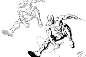 Pose Reference - Daredevil Fan Art by RAM