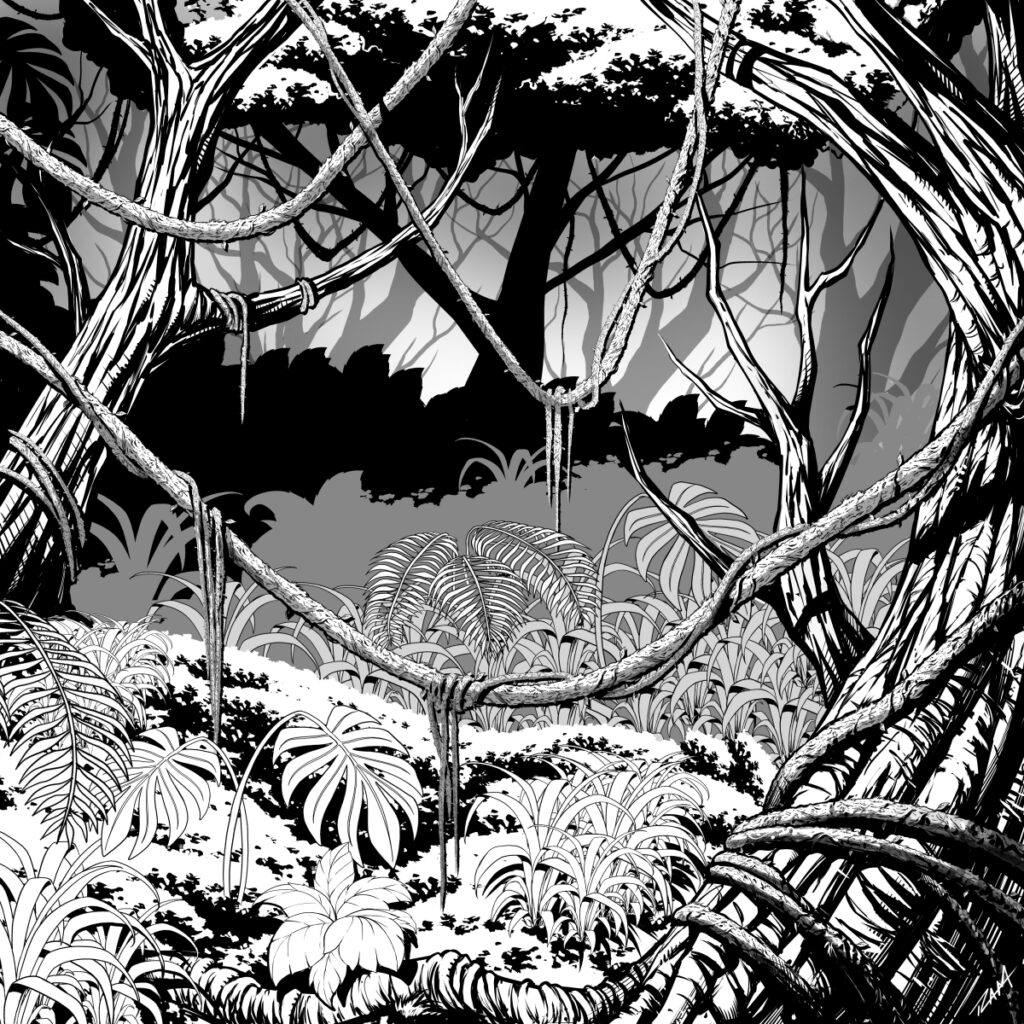 Jungle Scene by RAM