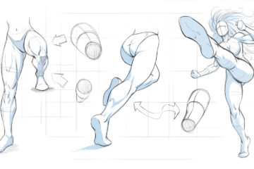 How to Draw Dynamic Leg Poses for Comics