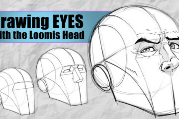How to Draw the Eyes with the Loomis Head